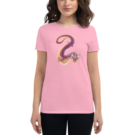 Fluorite Mineral Dragon - Women's Short Sleeve T-Shirt