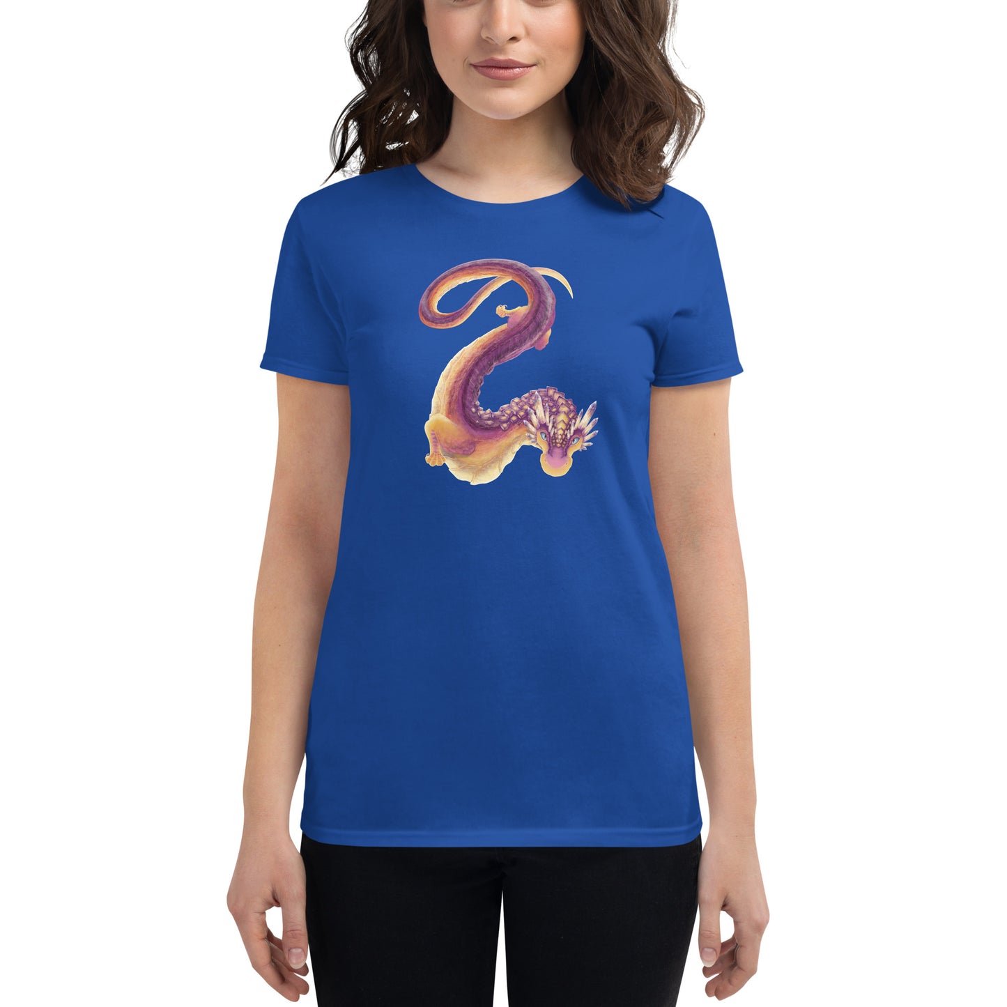 Fluorite Mineral Dragon - Women's Short Sleeve T-Shirt