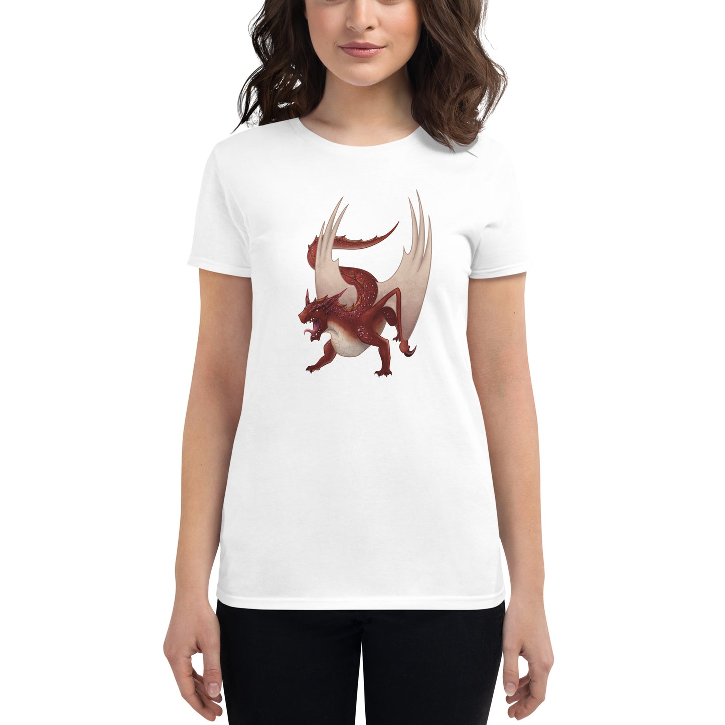 Cinnabar Mineral Dragon - Women's Short Sleeve T-Shirt