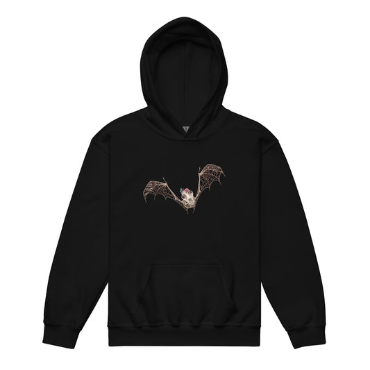 Fungal Bat Skeleton - Youth heavy blend hoodie