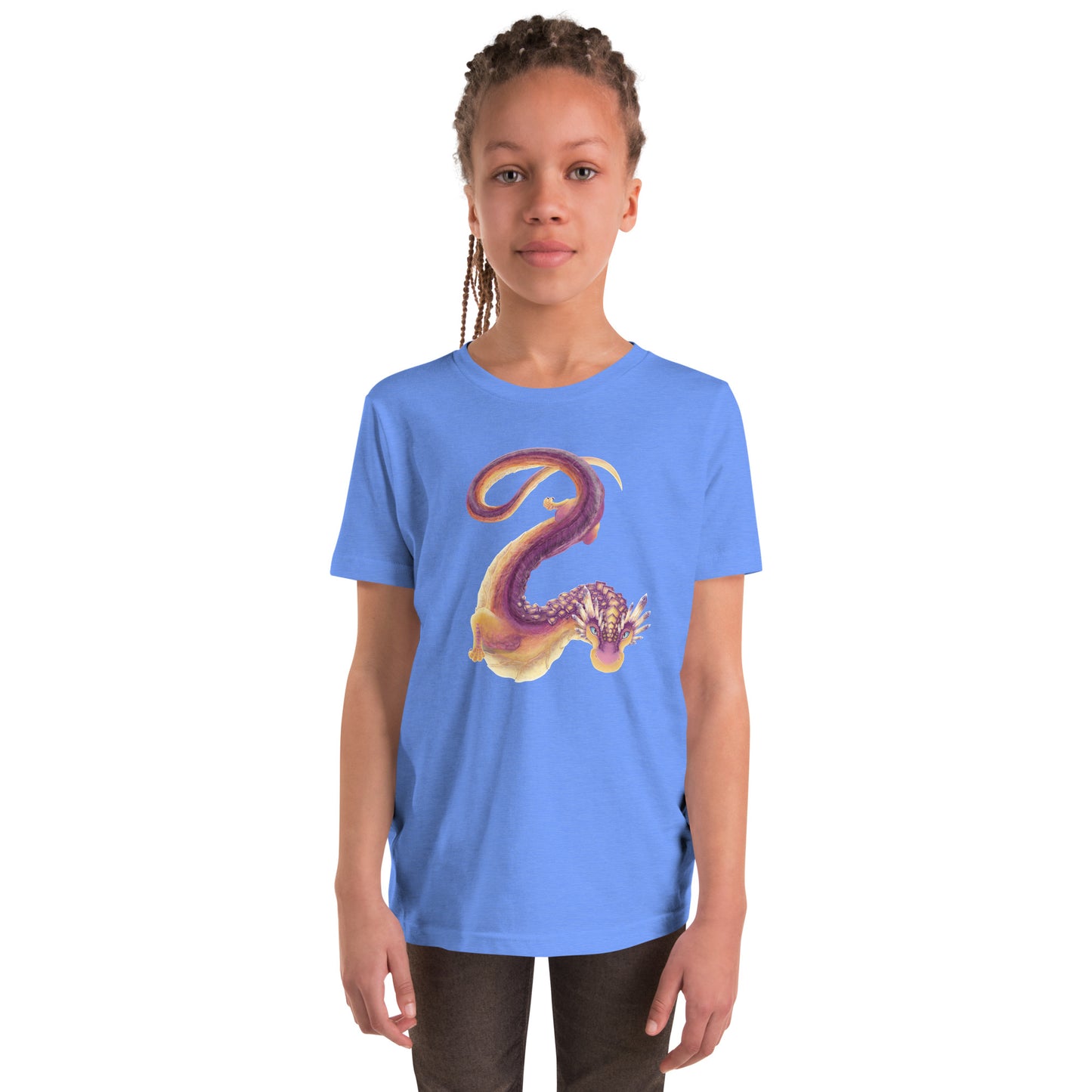 Fluorite Mineral Dragon - Youth Short Sleeve T-Shirt