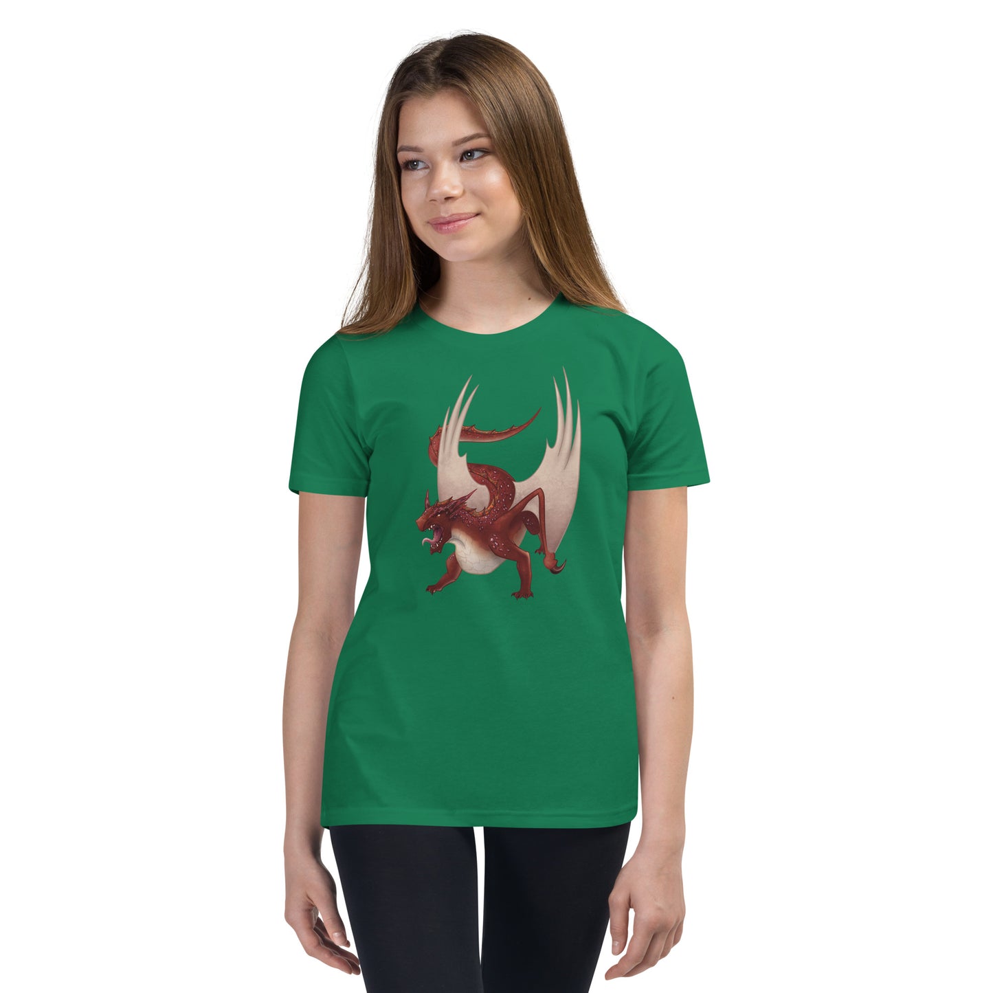 Cinnabar Mineral Dragon - Youth Short Sleeve T-Shirt